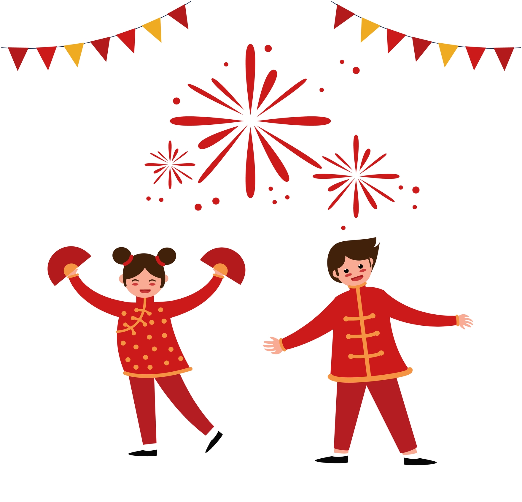 Chinese New Year Cartoon Clipart