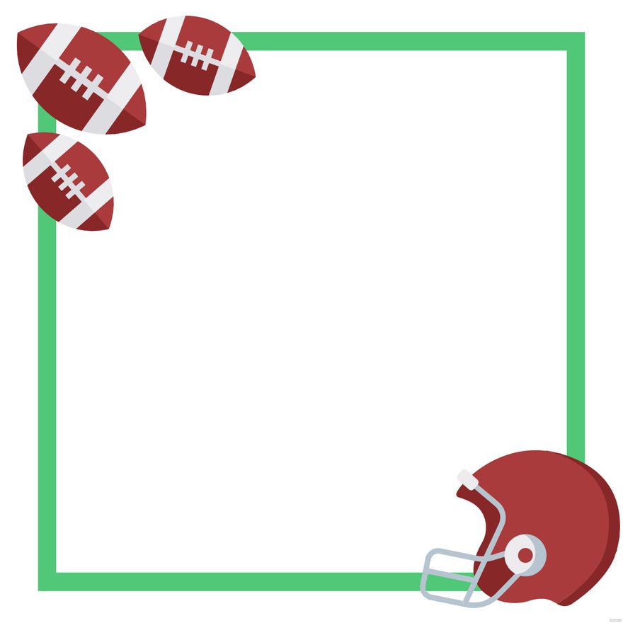 Super Bowl Border Clipart