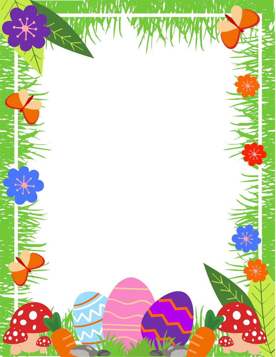 Easter Egg Hunt Border in EPS, Illustrator, JPG, PSD, PNG, SVG - Download | Template.net