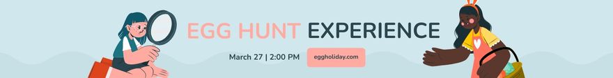 Easter Egg Hunt Website Banner in Illustrator, PSD, JPEG, PNG, SVG, EPS - Download | Template.net