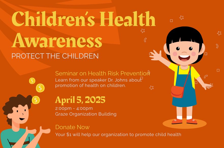 Children Protection Awareness Banner in PSD, Illustrator, SVG, JPEG, PNG, EPS - Download | Template.net