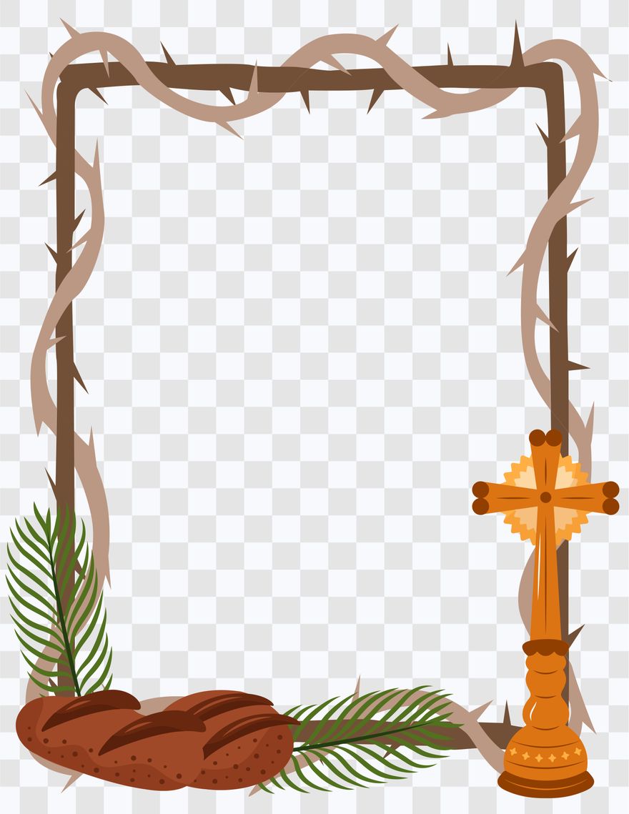 Holy Week Border in EPS, Illustrator, JPG, PSD, PNG, SVG - Download | Template.net