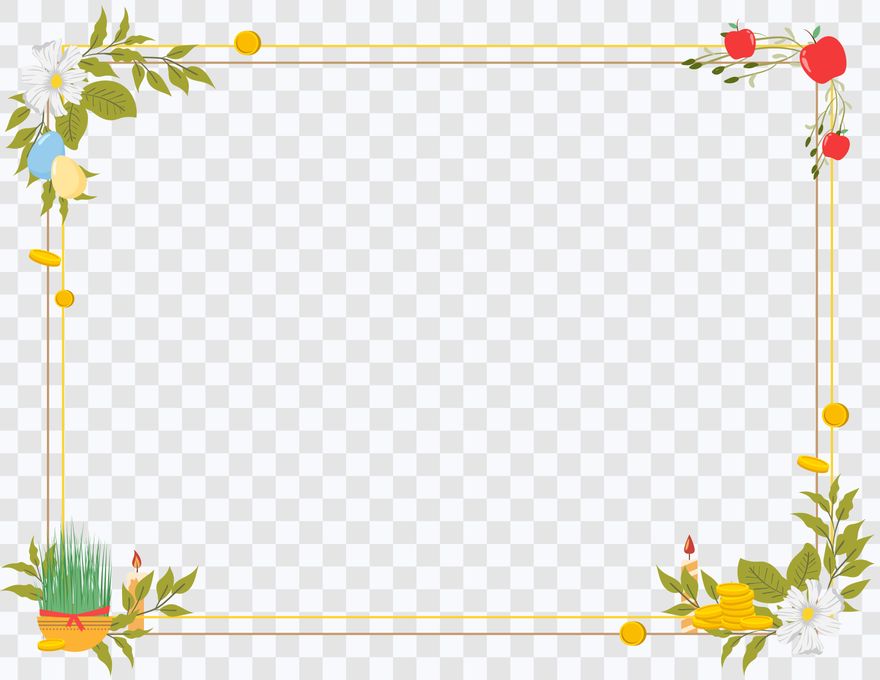 Nowruz Border in Illustrator, EPS, PSD, SVG, JPG, PNG - Download | Template.net