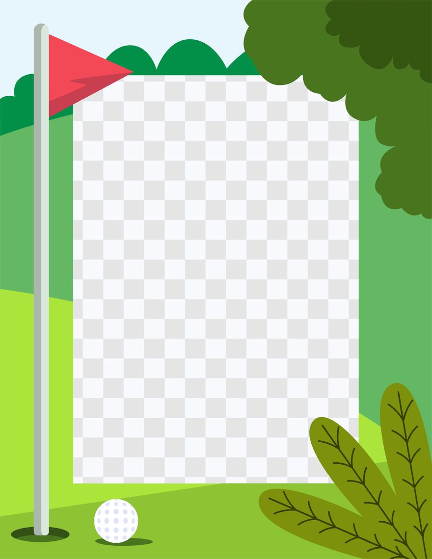 Golf Border in EPS, Illustrator, JPG, PSD, PNG, SVG - Download | Template.net