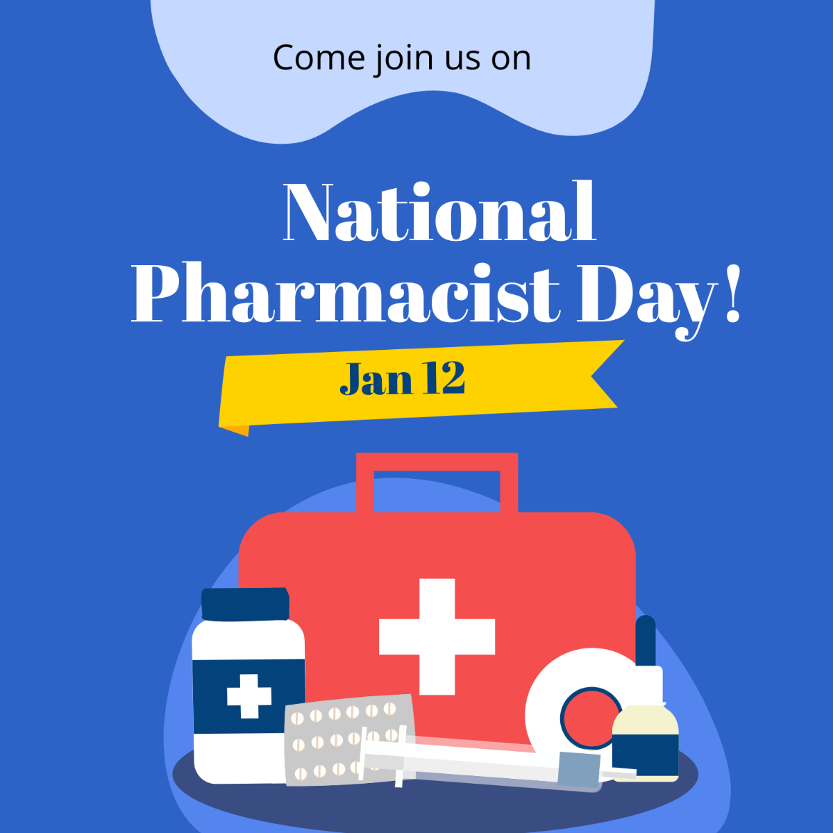 National Pharmacist Day Flyer Vector Template - Edit Online & Download