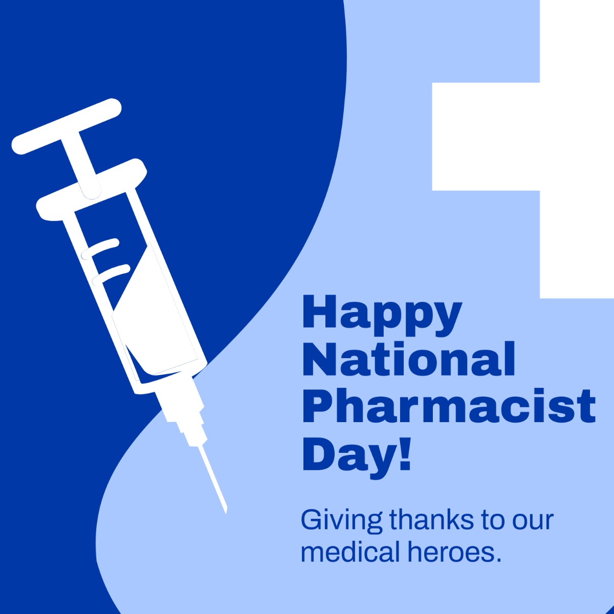 National Pharmacist Day Poster Vector Template - Edit Online & Download