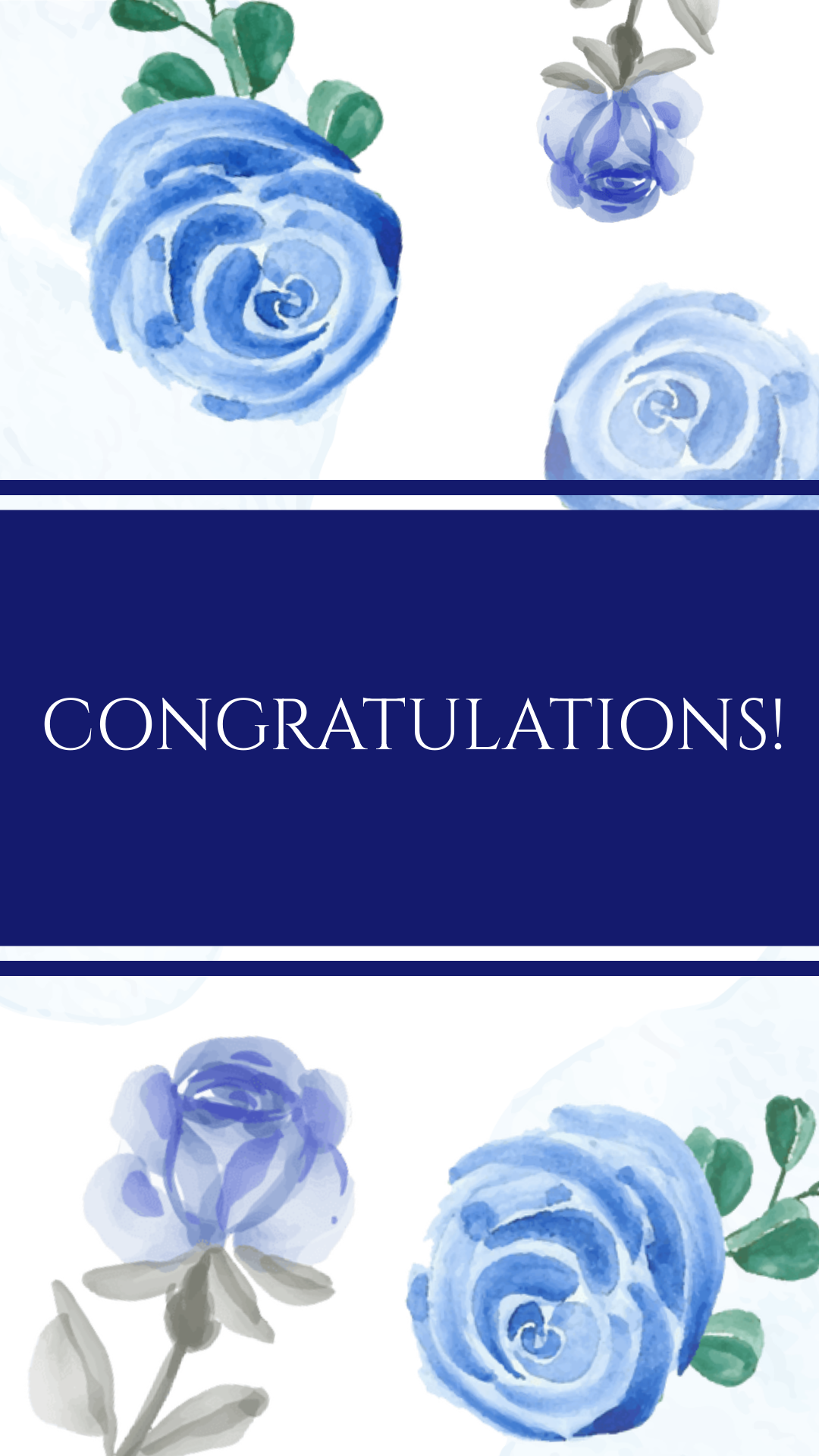 Free Congratulations Greeting Banner Template - Edit Online & Download