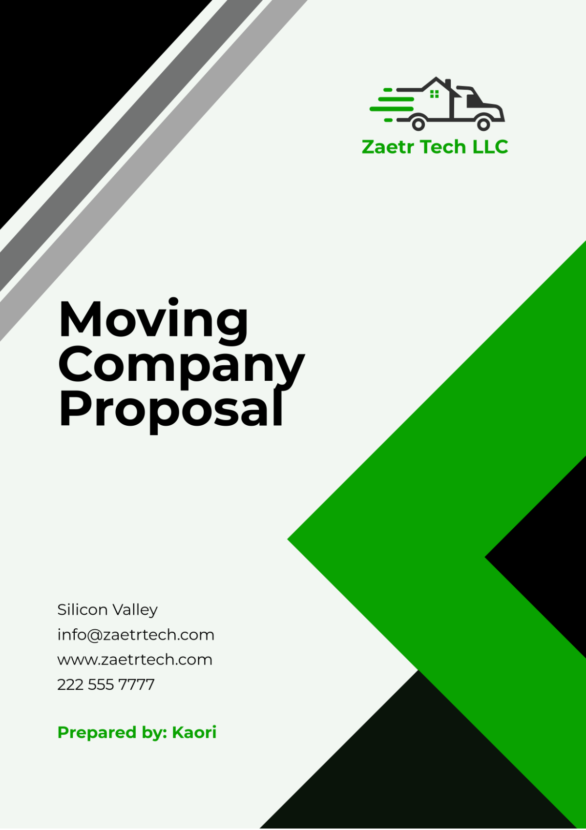 Moving Company Proposal Template - Edit Online & Download