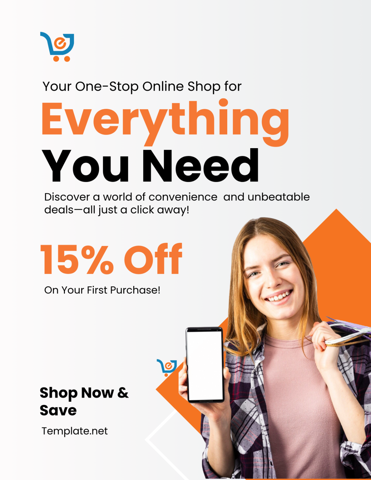 E-Commerce Flyer Template - Edit Online & Download