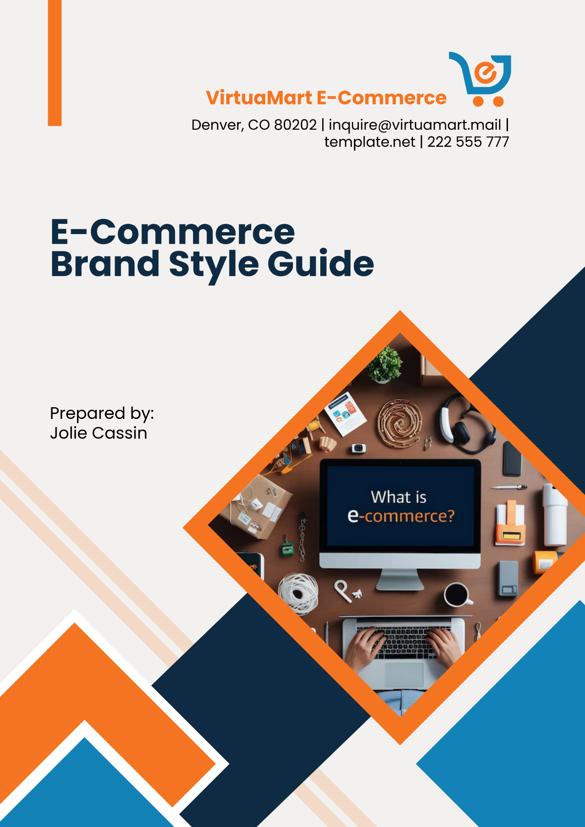 E-Commerce Brand Style Guide Template - Edit Online & Download