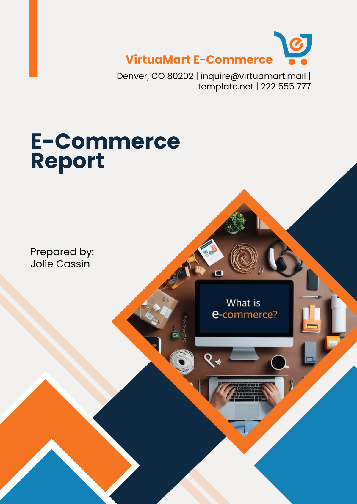 E-Commerce Report Template - Edit Online & Download