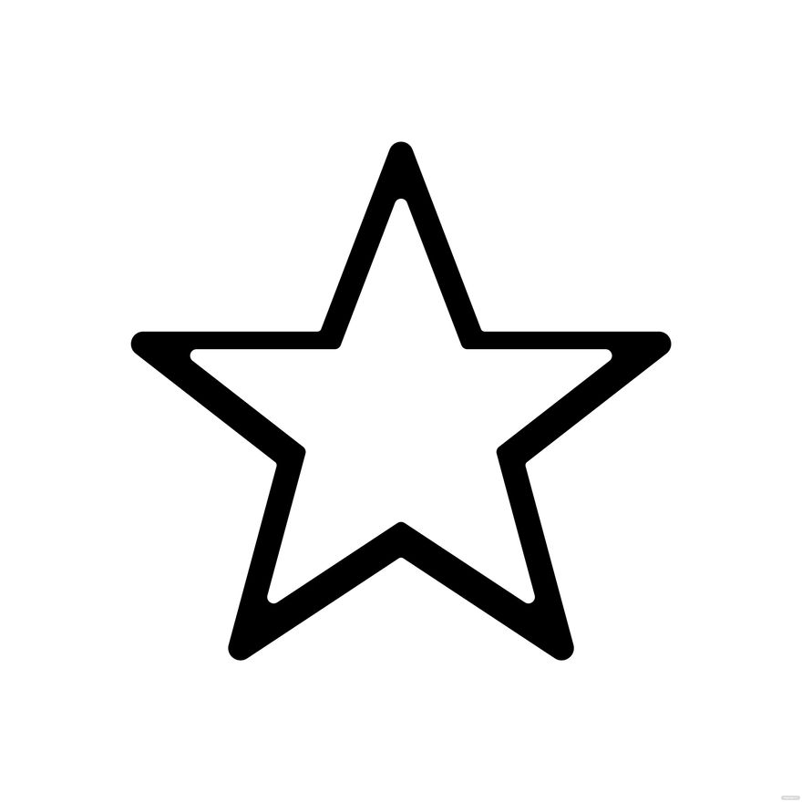 Star Outline Clipart