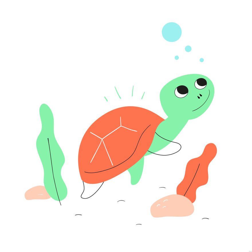 Sea Turtle Illustration in Illustrator, SVG, JPG, EPS, PNG - Download | Template.net