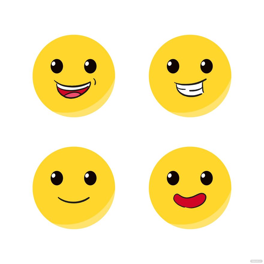 Cartoon Smiley Vector in Illustrator, SVG, JPG, EPS, PNG - Download | Template.net