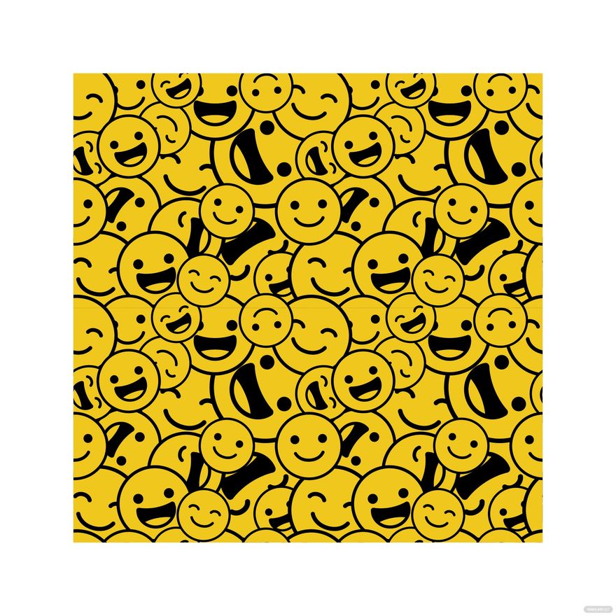 Smiley Pattern Vector in Illustrator, SVG, JPG, EPS, PNG - Download | Template.net