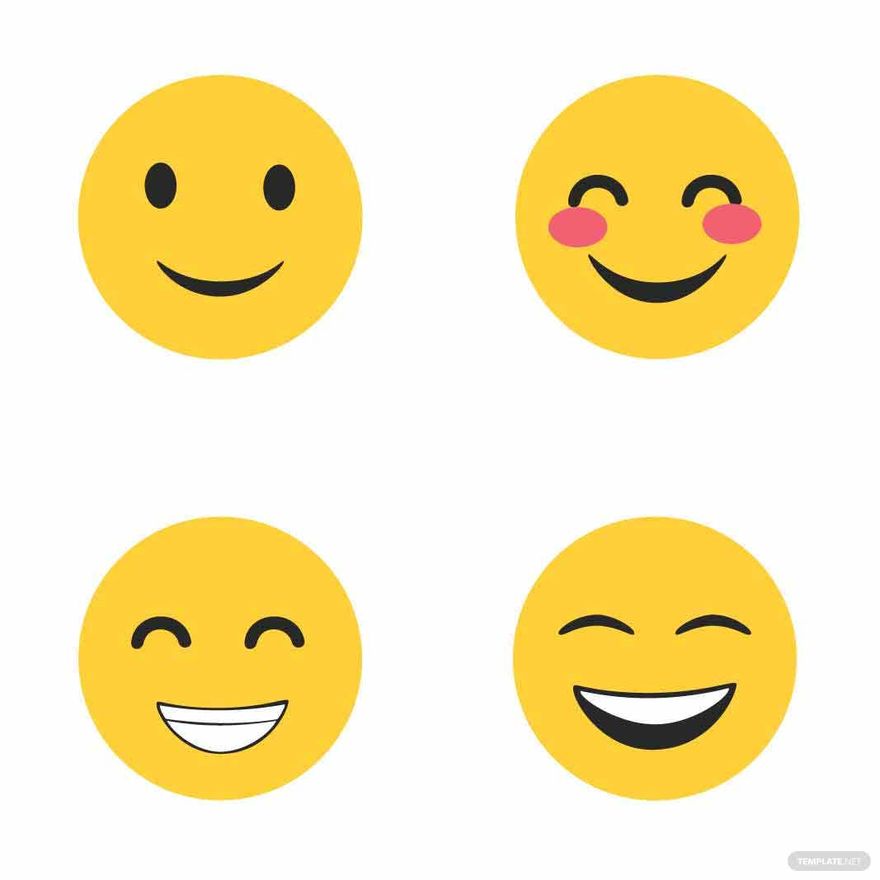 Simple Smiley Vector in Illustrator, SVG, EPS, PNG, JPG - Download | Template.net