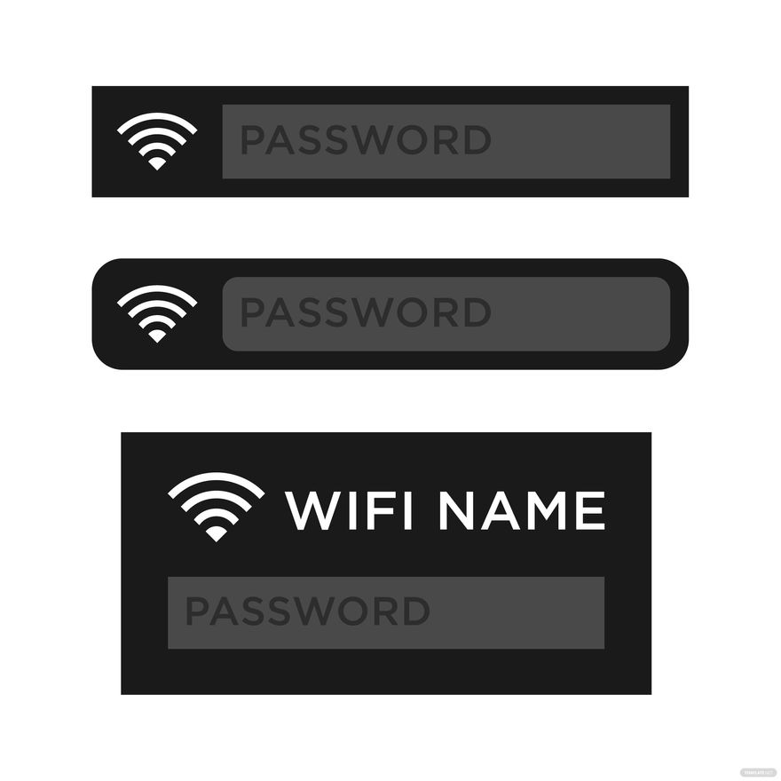 WiFi Password Vector in Illustrator, SVG, JPG, EPS, PNG - Download | Template.net