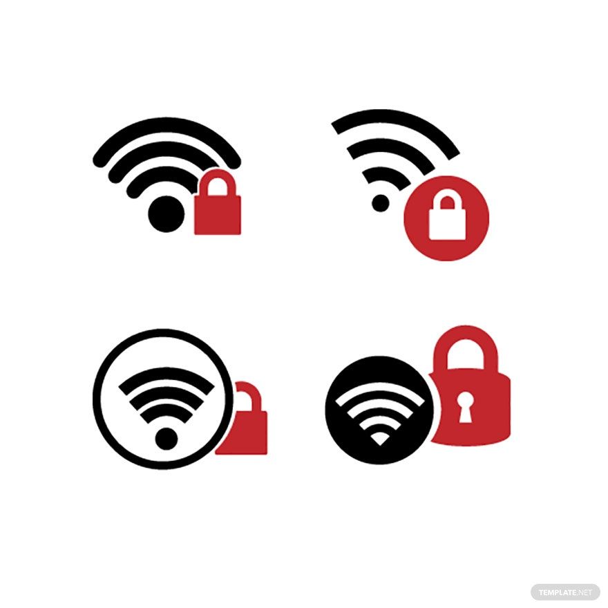 Secure WiFi Vector in Illustrator, SVG, JPG, EPS, PNG - Download | Template.net