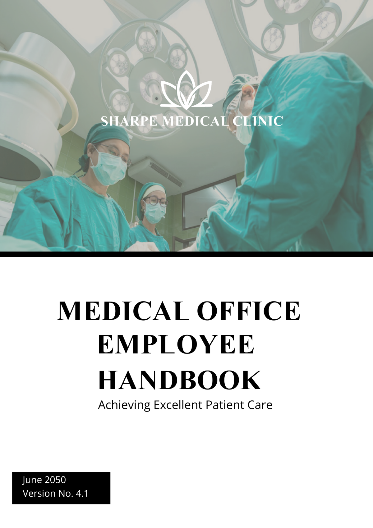 Medical Office Employee Handbook Template - Edit Online & Download