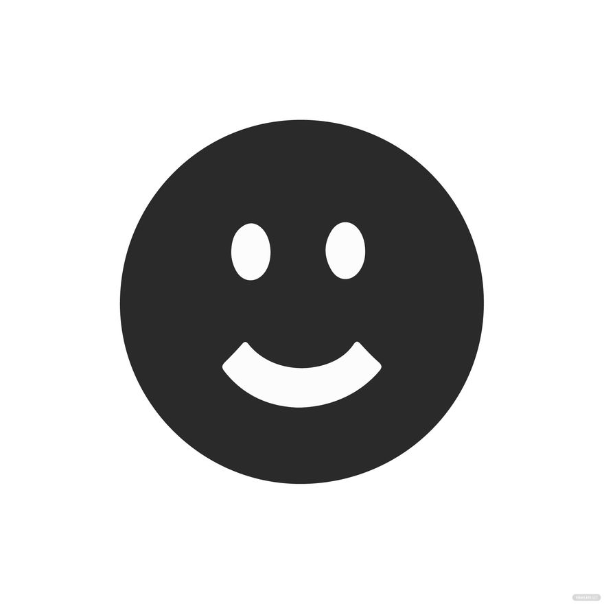 Black Smiley Clipart in Illustrator, JPG, EPS, SVG, PNG - Download | Template.net