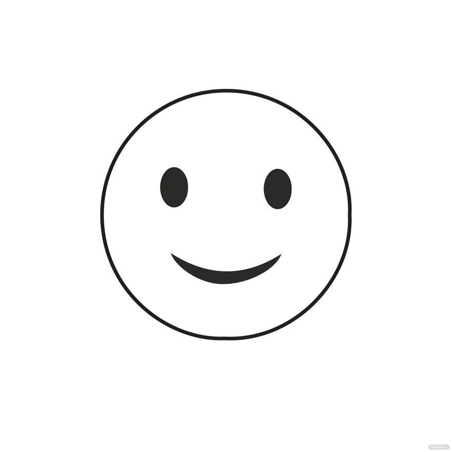 Smiley Outline clipart in Illustrator, JPG, EPS, SVG, PNG - Download | Template.net