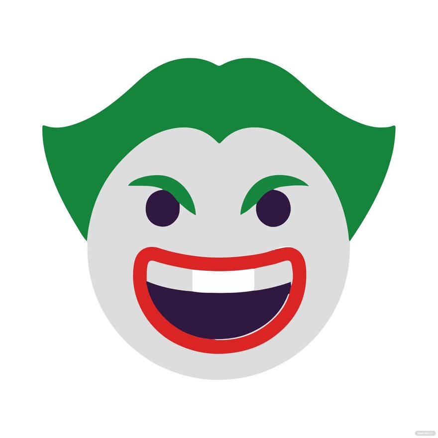 Joker Smiley clipart in Illustrator, JPG, EPS, SVG, PNG - Download | Template.net