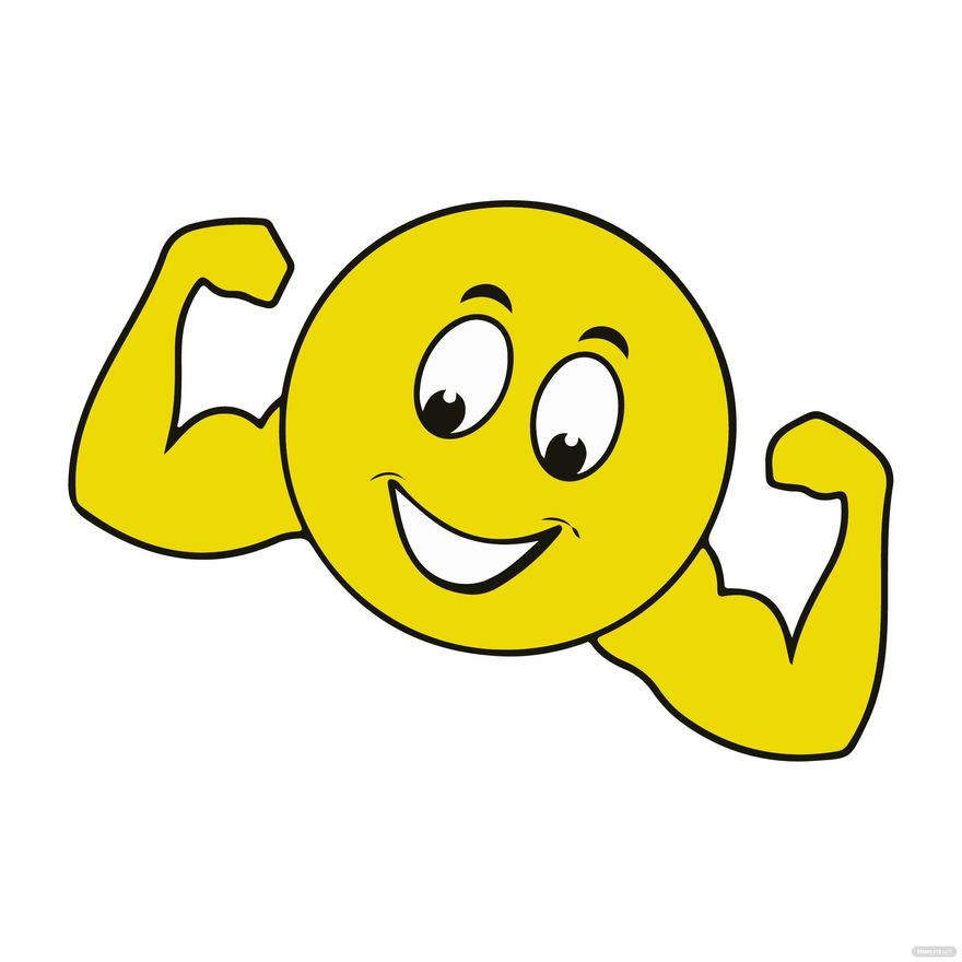 Healthy Smiley clipart in Illustrator, EPS, SVG, PNG, JPEG