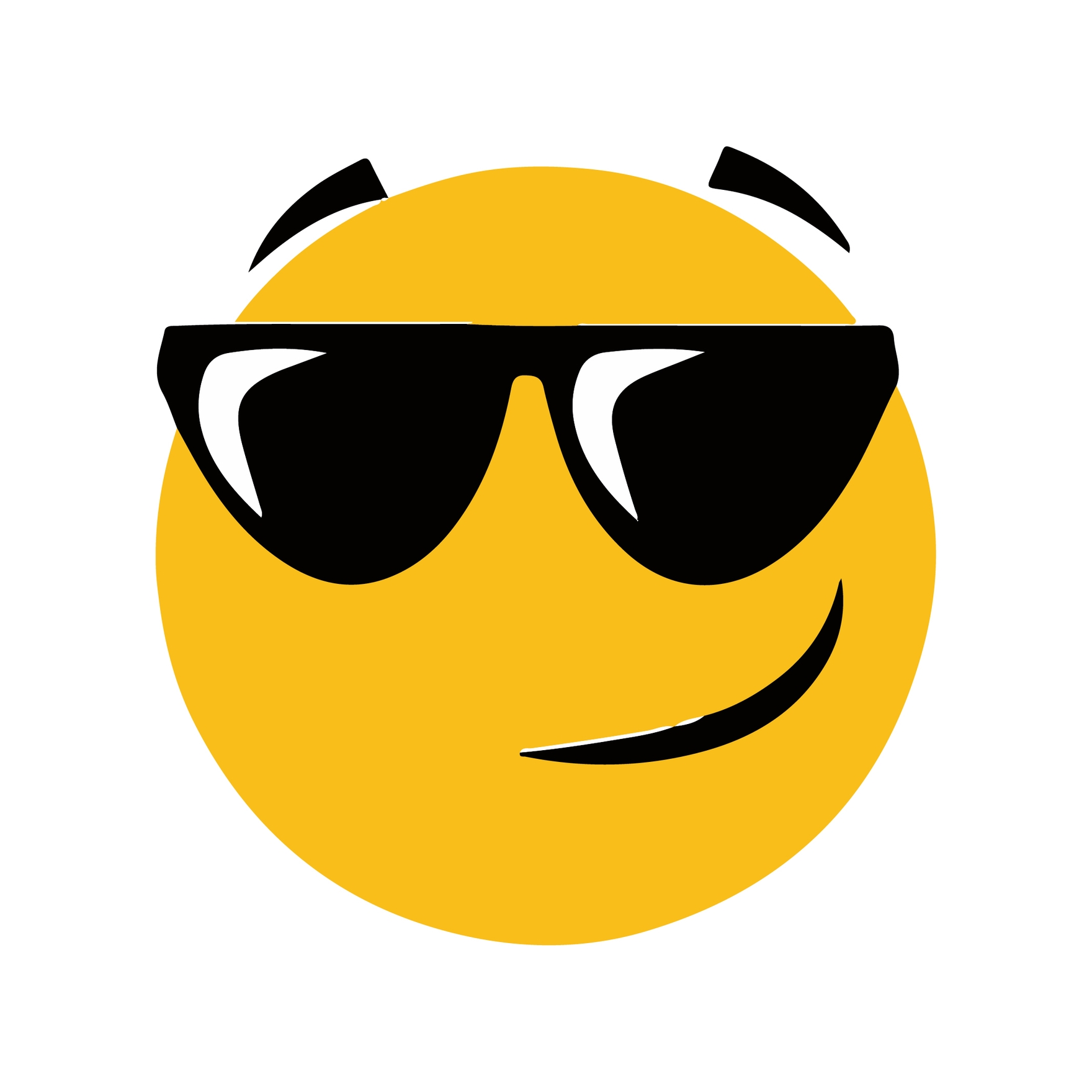 Smiley Face Sunglasses clipart in Illustrator, JPEG, EPS, SVG, PNG - Download | Template.net