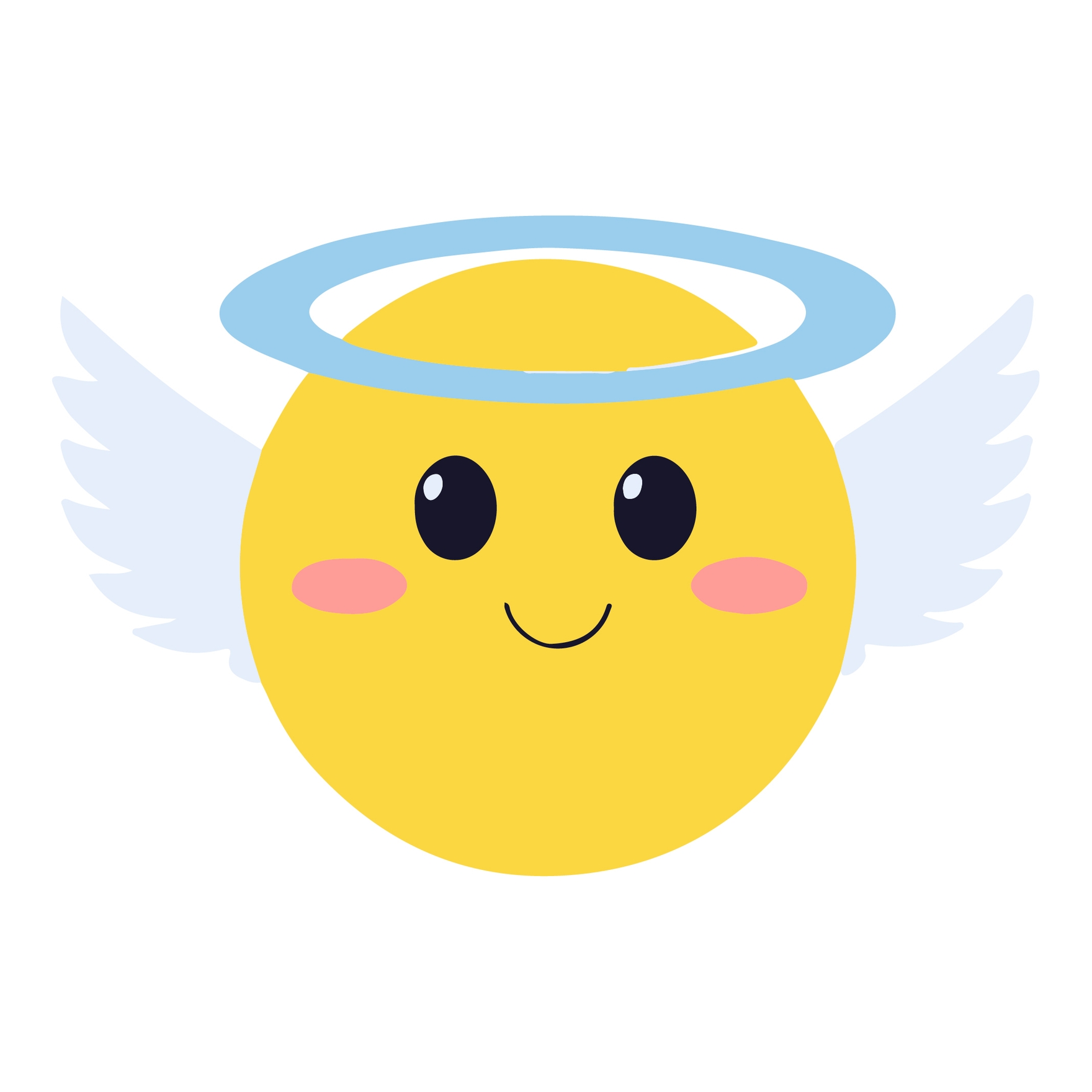 Angel Smiley Clipart in Illustrator, JPG, EPS, SVG, PNG - Download | Template.net