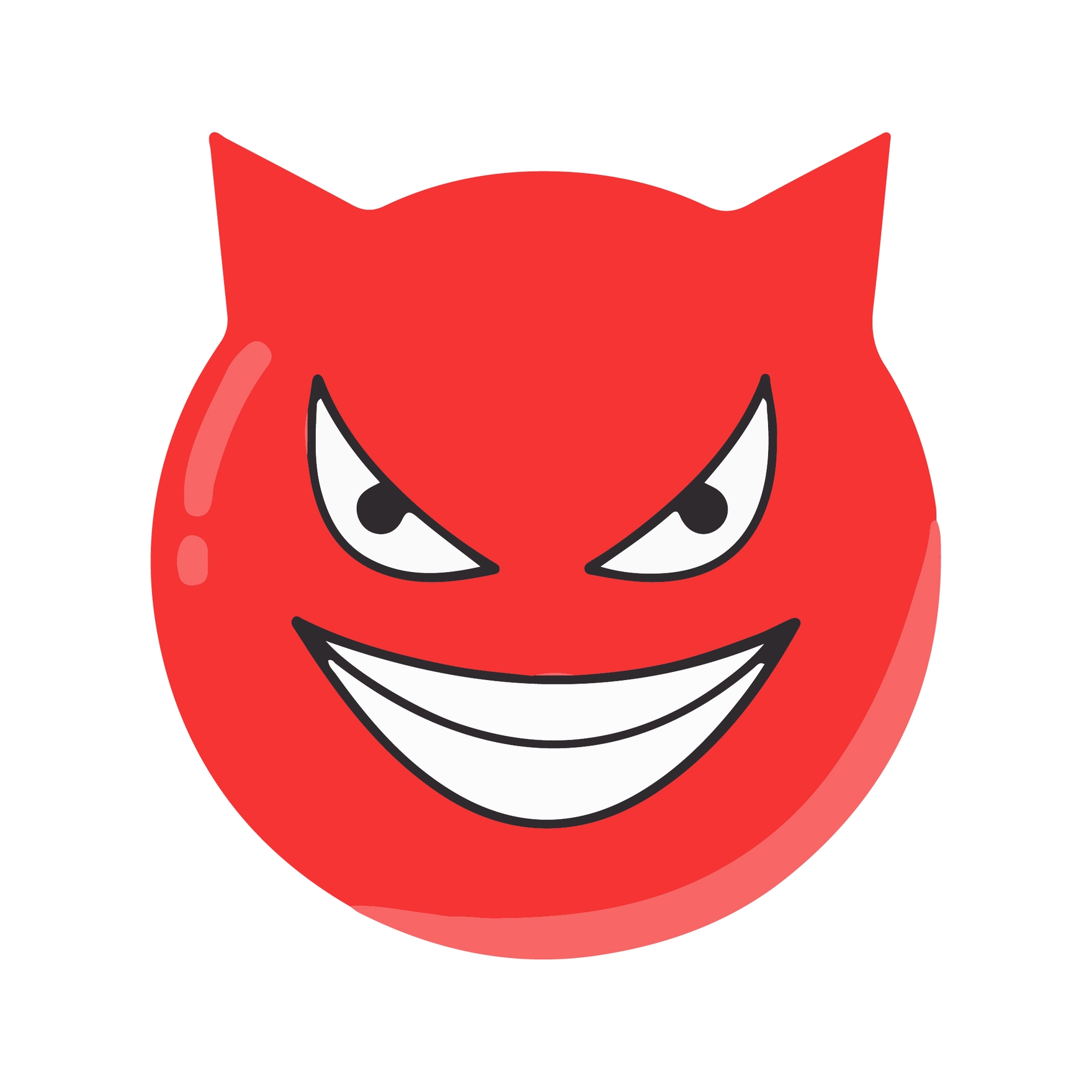 Evil Smiley Face Clipart in Illustrator, JPG, SVG, EPS, PNG - Download | Template.net