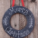 Chalkboard Wreath