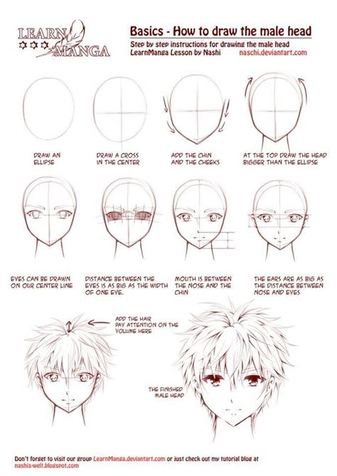 How To Draw Anime Hair Male At Drawing Tutorials