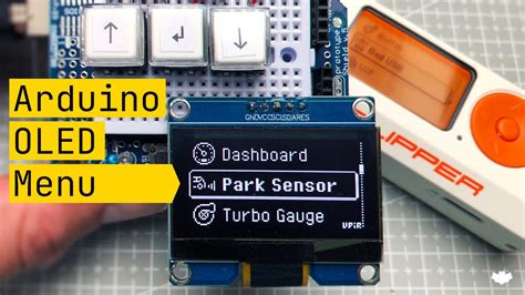 Arduino Oled Menu Tutorial For Beginners Arduino Uno 128x64px