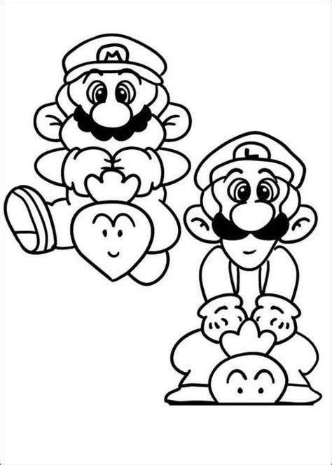 47 Disegni Di Super Mario Bros Da Colorare Pianetabambiniit