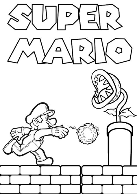 Super Mario Bros Disegni Da Colorare Super Inediti E Gratis