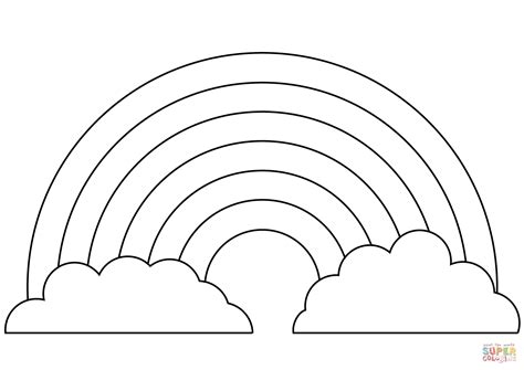 Kolorowanka Tęcza Kolorowanki Dla Dzieci Do Druku