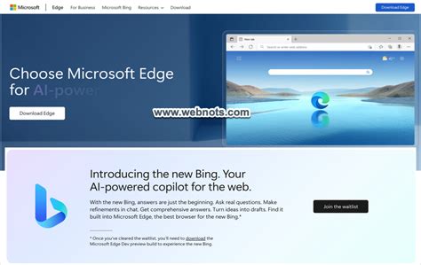 How To Get Early Access To Bing Ai In Microsoft Edge Browser Webnots