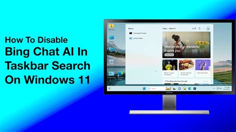 How To Remove Or Enable Bing Chat Ai In Taskbar Search On Windows 11