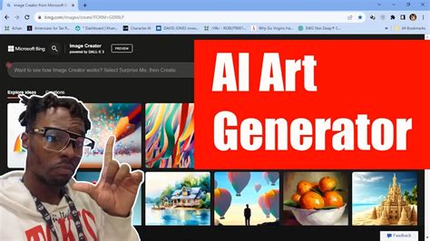 The Bing Ai Art Generator Youtube