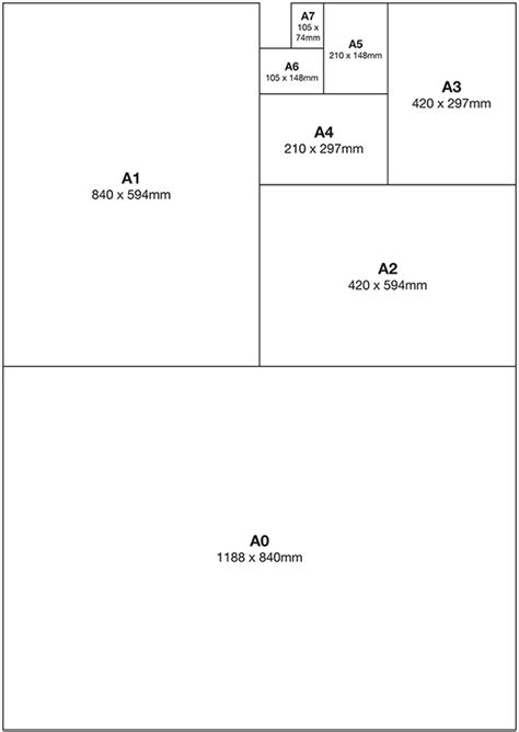 Common Paper Sizes Guide Optima Press Perth