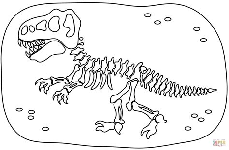 Ausmalbild Dinosaurier Fossil Ausmalbilder Kostenlos Zum Ausdrucken