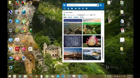 How To Save Wallpaper From Microsoft Bing Desktop Youtube