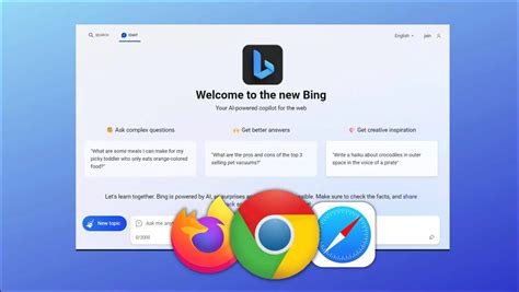 How To Use Bing Ai Search In Chrome Firefox And Safari Browser To Use