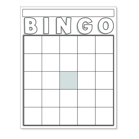 Blank Bingo Cards Free Printable All Are Here