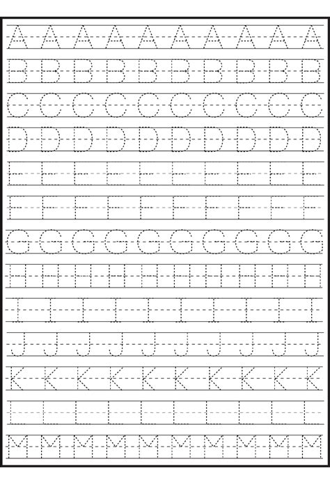 Abc Free Printables Practice Sheets