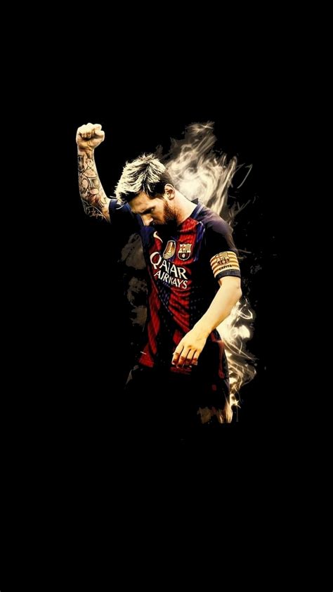 Messi Black Wallpapers Wallpaper Cave