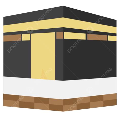 Al Kaaba Flat Illustration Alhaj Element Kaaba Kaaba Png Haj Png And