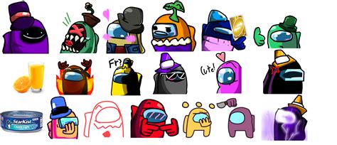 Updated Emotes For An Among Us Discord Server Yeah Thats All I Have To