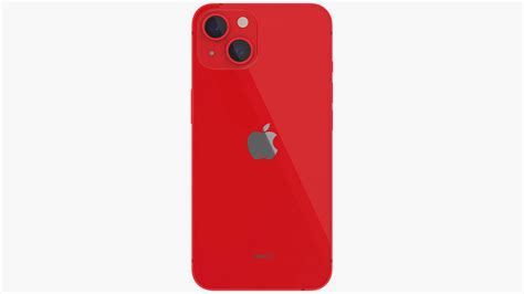 Red Apple Iphone 13 3d Model 19 3ds Blend C4d Fbx Max Ma Lxo