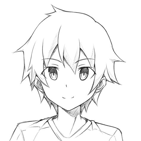 Easy Anime Boy Drawing At Getdrawings Free Download